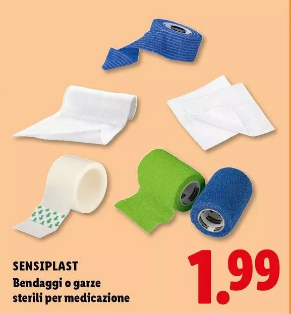 Sensiplast - Bendaggi O Garze Sterili Per Medicazione