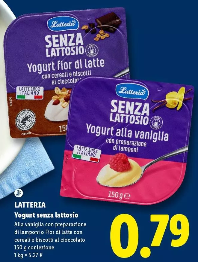 Latteria - Yogurt Senza Lattosio