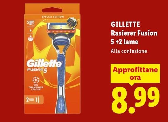 Gillette - Rasiere Fusion 5+2 Lame