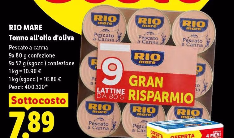 Rio Mare - Tonno All'Olio D'Oliva