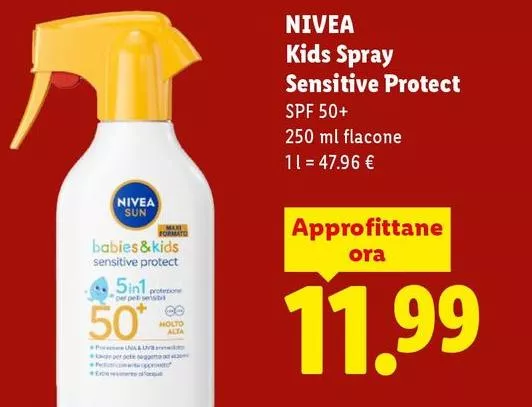 Nivea - Kids Spray Sensitive Protect