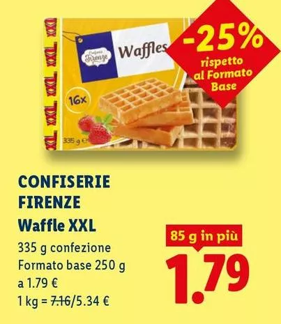 Confiserie Firenze - Waffle XXL