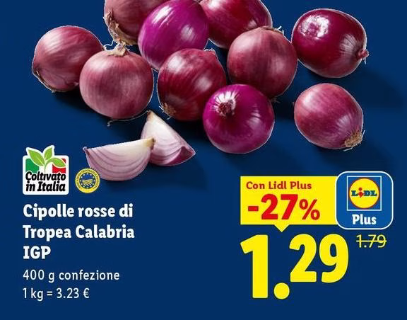 Cipolle Rosse Di Tropea Calabria IGP