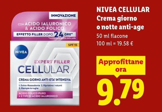 Nivea Cellular - Crema Giorno O Notte Anti-Age