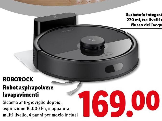 Roborock - Robot Aspirapolvere Lavapavimenti