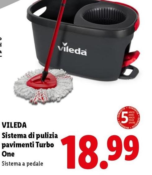 Vileda - Sistema Di Pulizia Pavimenti Turbo One