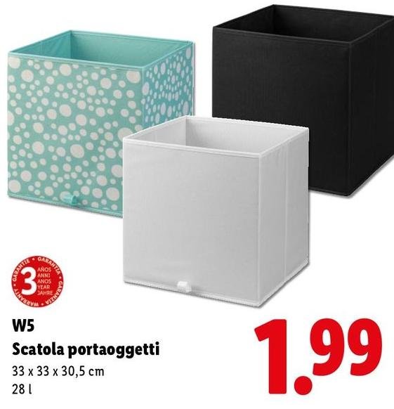 W5 -  Scatola Portaoggetti