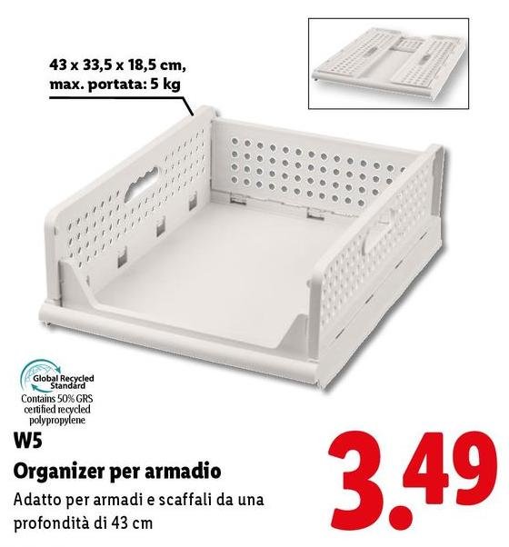 W5 - Organizer Per Armadio