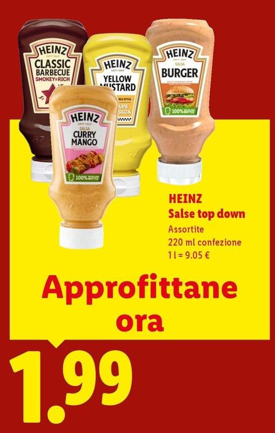 Heinz - Salse Top Down