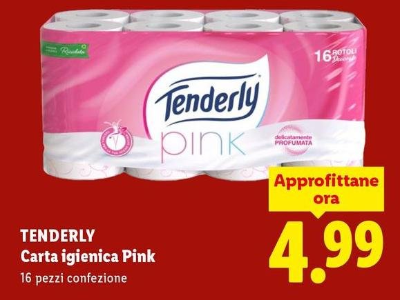Tenderly - Carta Igienica Pink