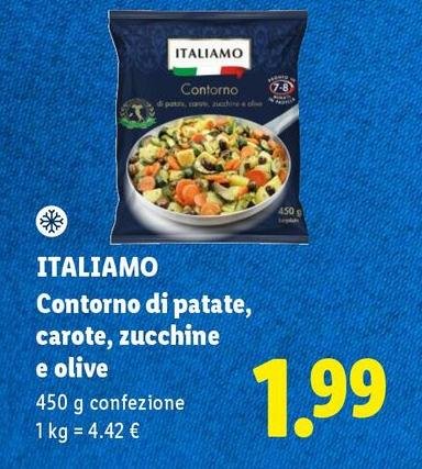 Italiamo - Contorno Di Patate, Carote, Zucchine E Olive
