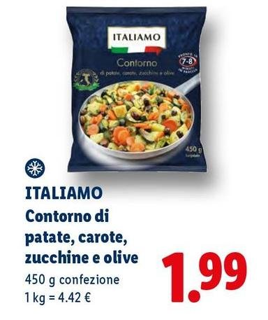 Italiamo - Contorno Di Patate, Carote, Zucchine E Olive