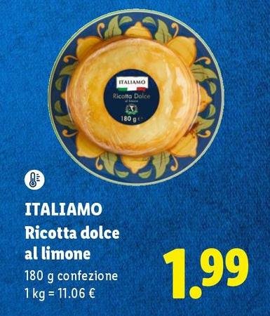 Italiamo - Ricotta Dolce Al Limone