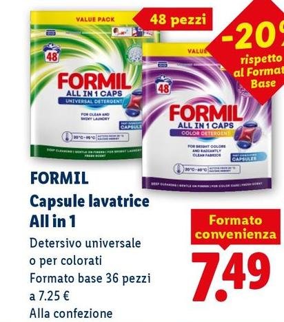 Forma - Capsule Lavatrice All In 1