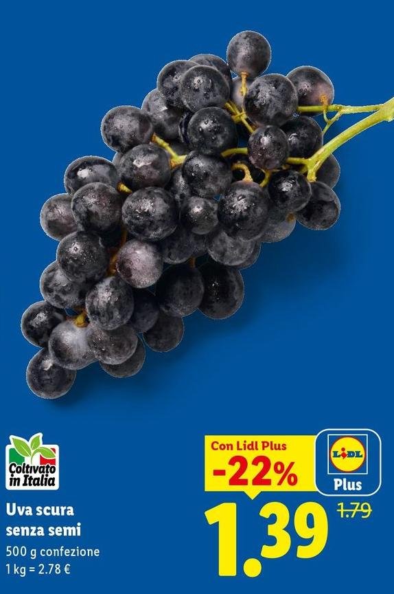 Uva Scura Senza Semi