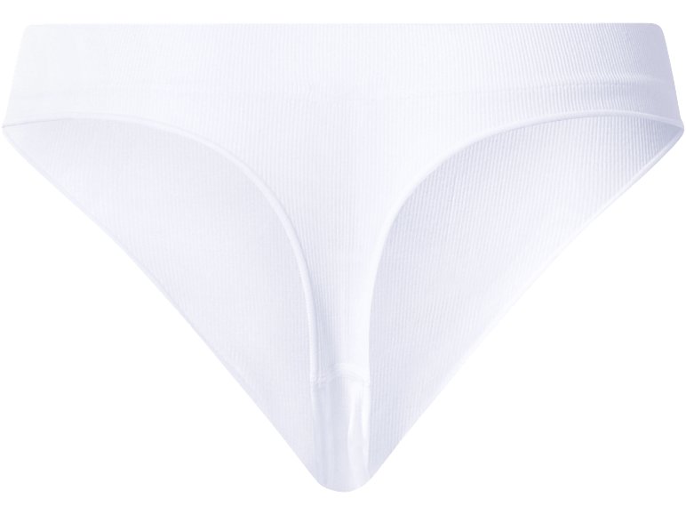 Perizoma a costine da donna, 3 pezzi