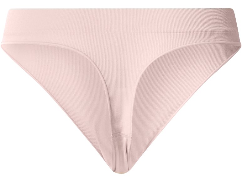 Perizoma a costine da donna, 3 pezzi