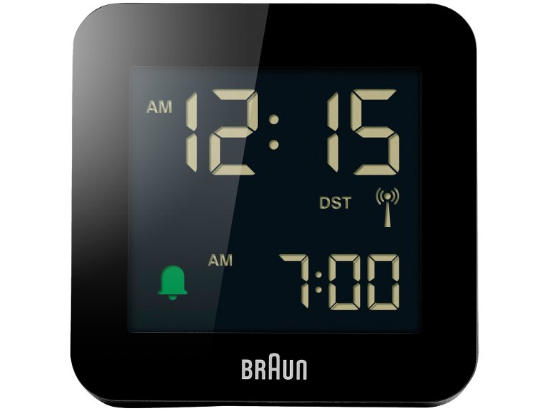 Funk-Wecker, digital "Braun"