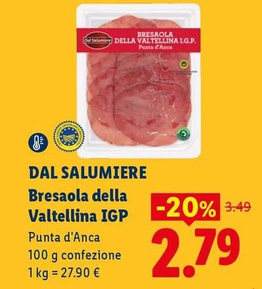 Dal Salumiere - Bresaola Della Valtellina IGP