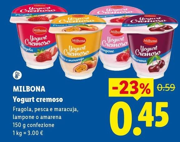 Milbona - Yogurt Cremoso