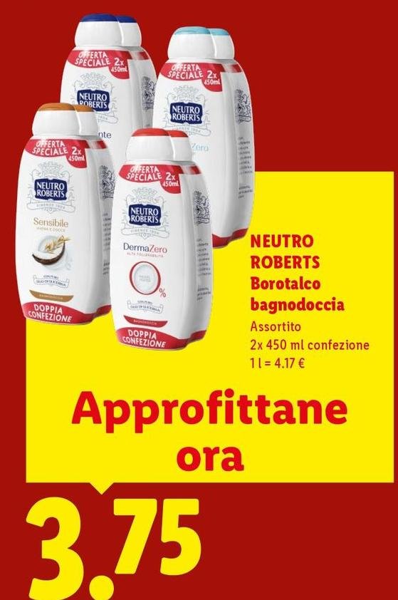 Neutro Roberts - Borotalco Bagnodoccia