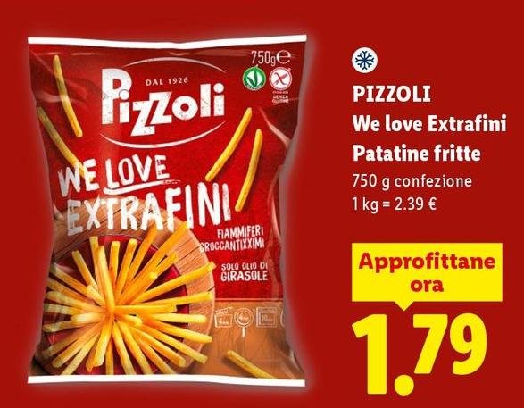 Pizzoli - We Love Extrafini Patatine Fritte