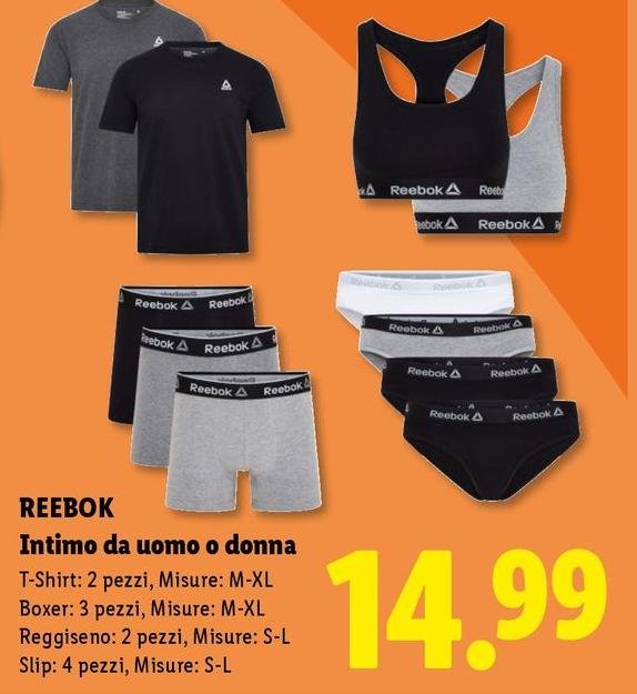 Reebok - Intimo Da Uomo O Donna