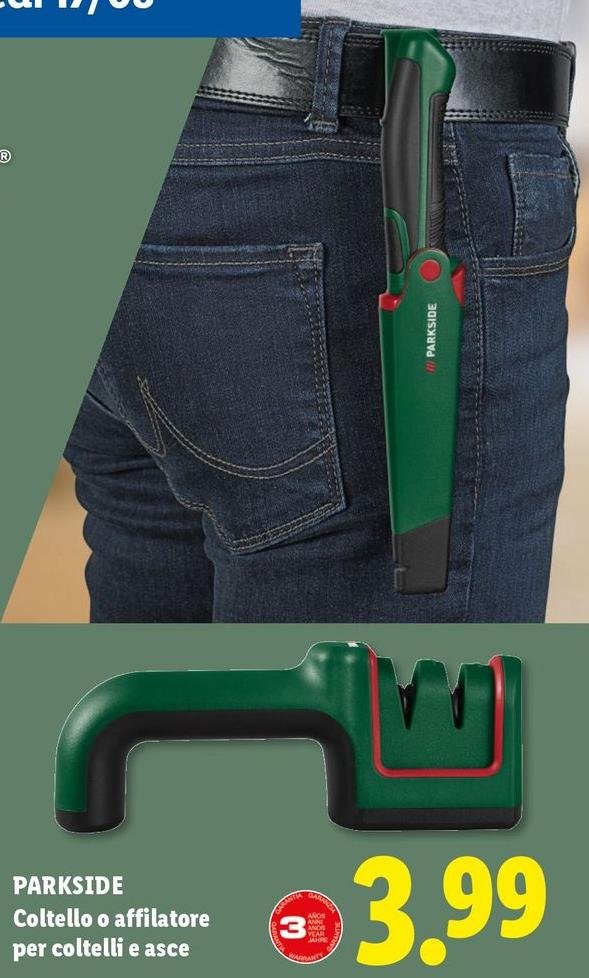 Parkside - Coltello O Affilatore Per Coltelli E Asce