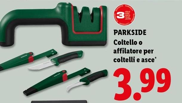 Parkside - Coltello O Affilatore Per Coltelli E Asce