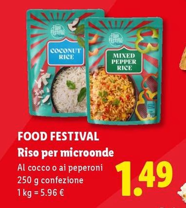 Food Festival - Riso Per Microonde