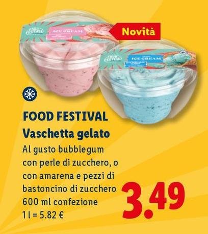 Food Festival - Vaschetta Gelato