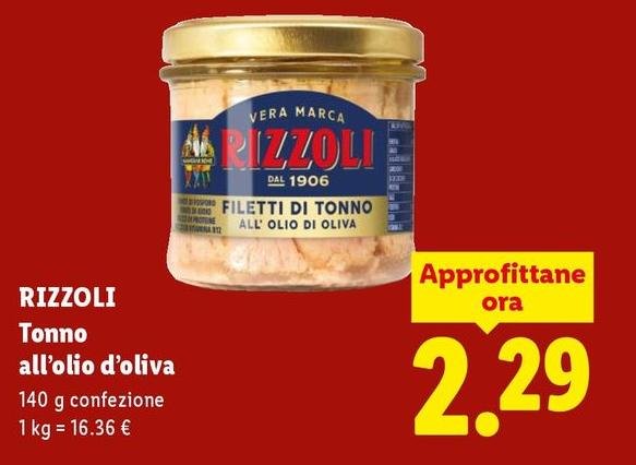Rizzoli - Tonno All'Olio D'Oliva