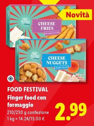 Food Festival - Finger Food Con Formaggio