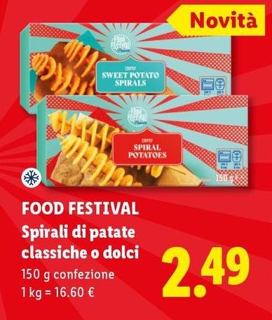 Food Festival - Spirali Di Patate Classiche O Dolci