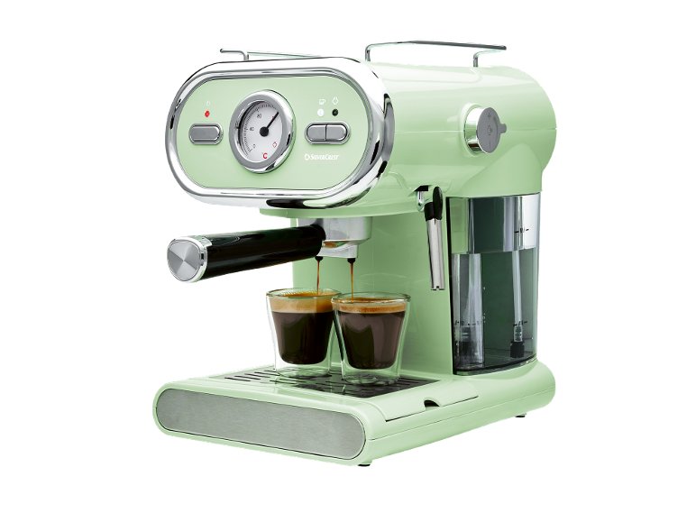 Macchina per caffè espresso, verde menta