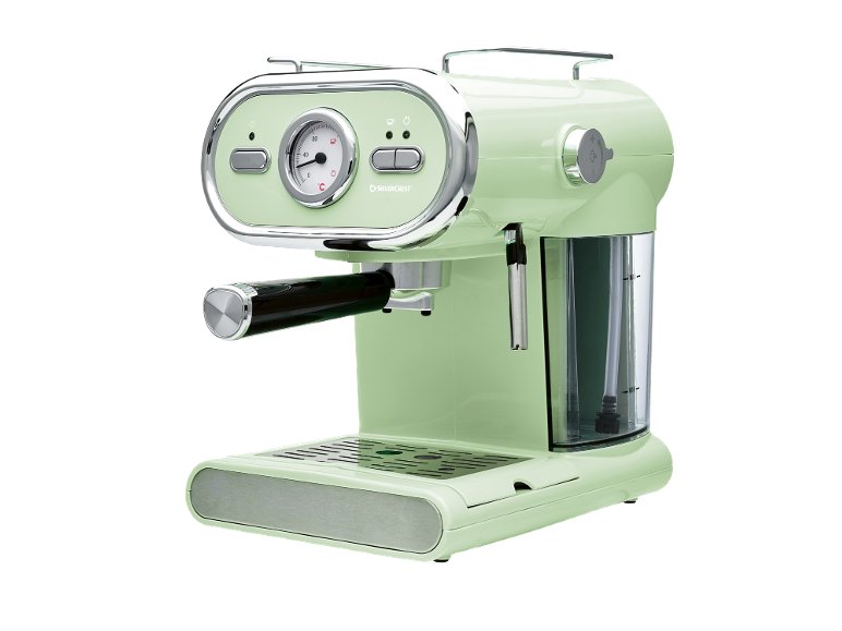 Macchina per caffè espresso, verde menta
