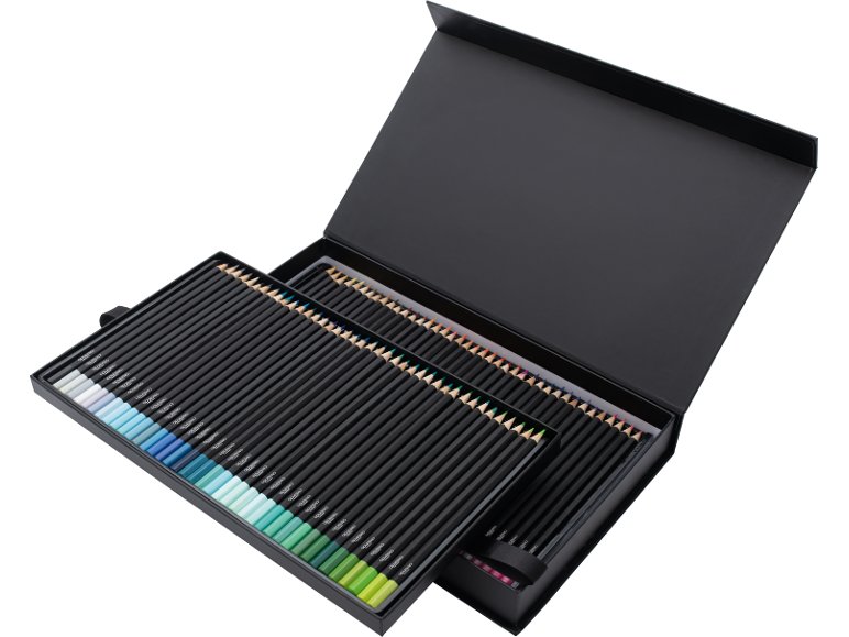 Scatola con matite colorate, 80 pezzi