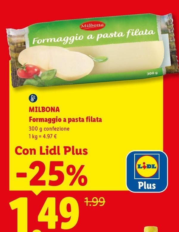Milbona - Formaggio A Pasta Filata