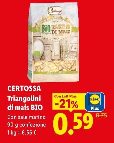 Certossa - Triangolini Di Mais Bio