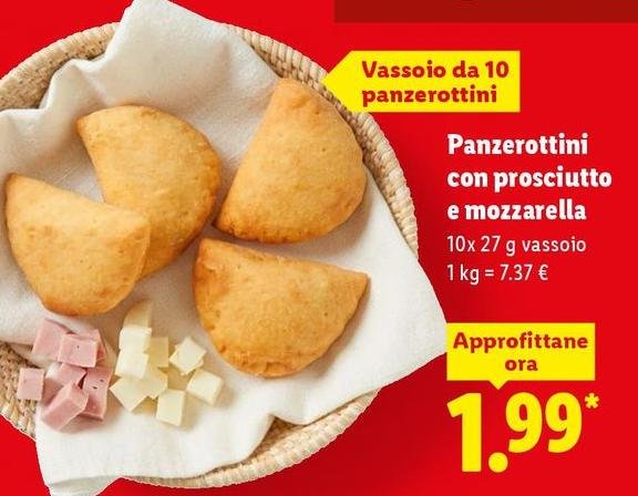 Panzerottini Con Prosciutto E Mozzarella