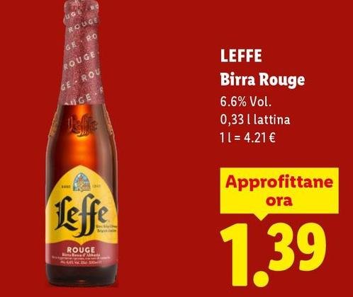 Leffe - Birra Rouge