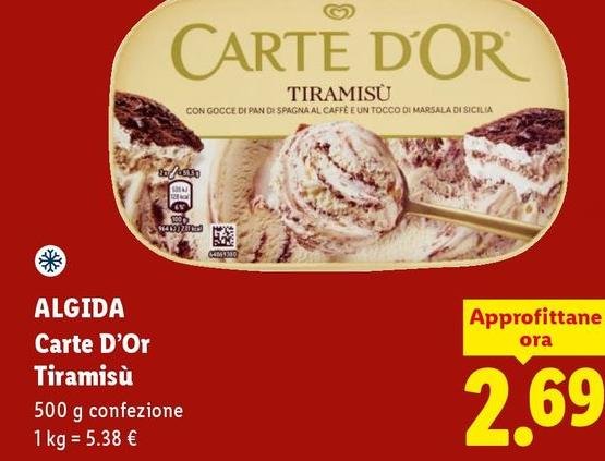 Algida - Carte D'Or Tiramisu