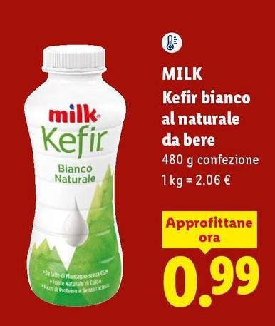 Milk - Kefir Bianco Al Naturale Da Bere