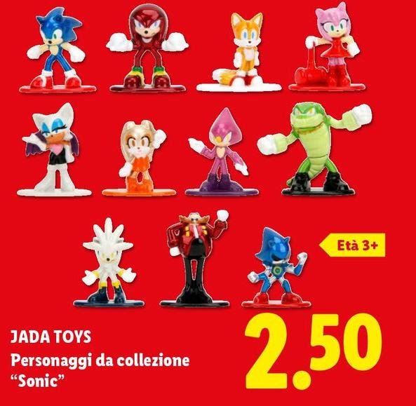 Jada Toys - Personaggi Da Collezione "Sonic"