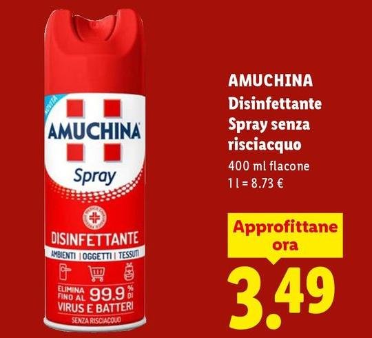 Amuchina - Disinfettante Spray Senza Risciacquo