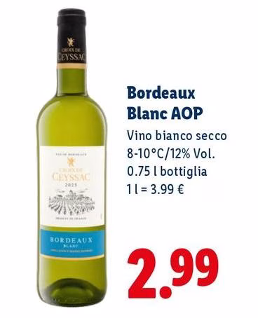 Bordeaux Blanc AOP