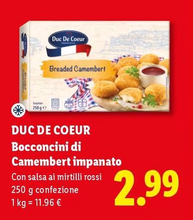 Duc De Coeur - Bocconcini Di Camembert Impanato