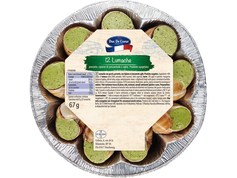 12 Lumache ripiene