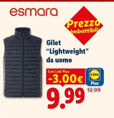 Esmara - Gilet "Lightweight" Da Uomo