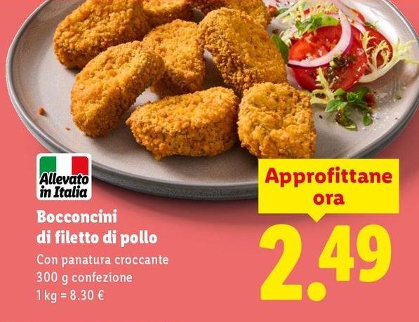 Bocconcini Di Filetto Di Pollo
